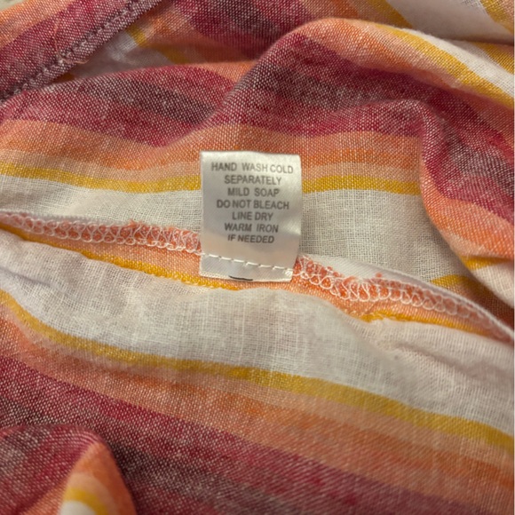 For Cynthia Multicolor Striped Capris - Picture 5 of 8